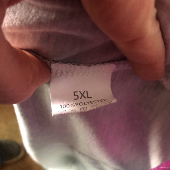 NWT multi colored cover up w/pockets 5X - Picture 4 of 4